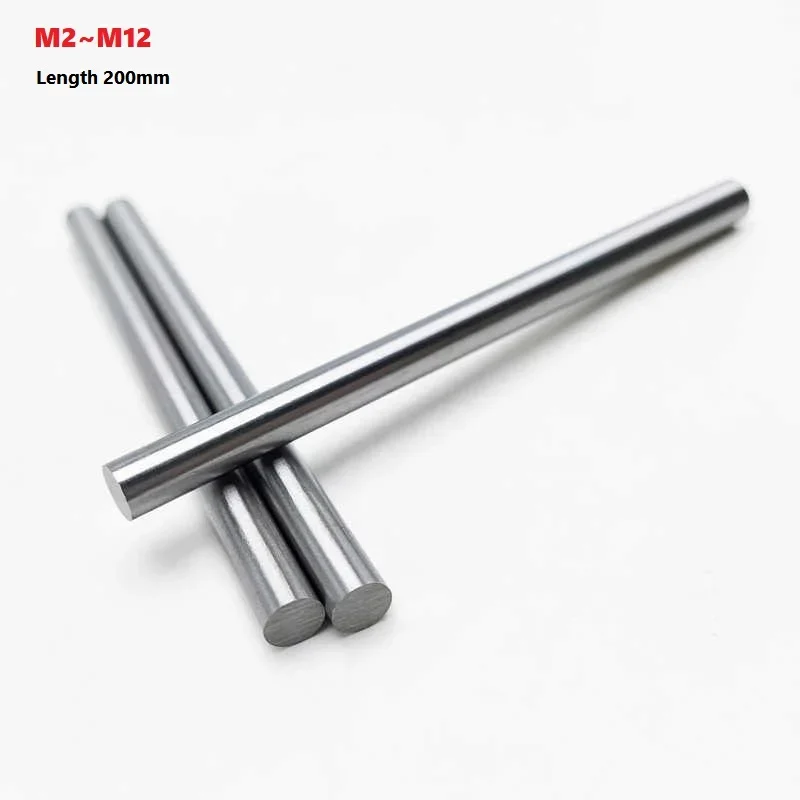 

M2~M12 Round Bar Straight Shank Metric HSS High Speed Steel Rod Lathe Tool HSS Round Turning Tool Bar Length 200mm