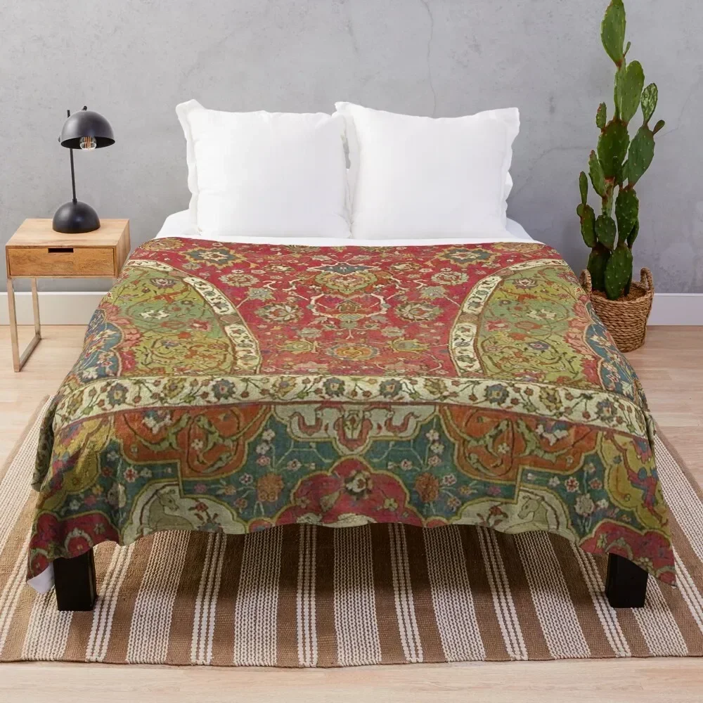 Antique Kilim 8 Throw Blanket Ultra Soft Flannel Fleece Blanket for All Seasons