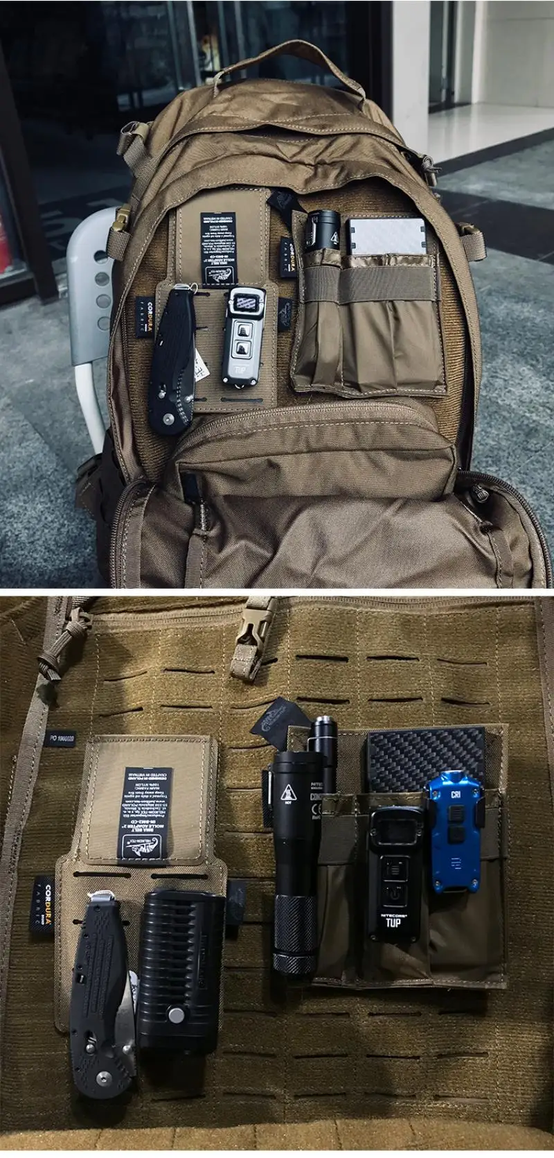 Organizador EDC MOLLE con gancho y bucle - bolsa interior multiuso - imagen 5
