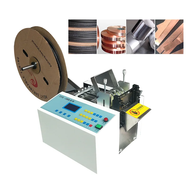 

Microcomputer Tube Cutting Machine PVC Heat Shrink Sleeve Shrinking Tube Cutter Wire Rope Cutting Machine