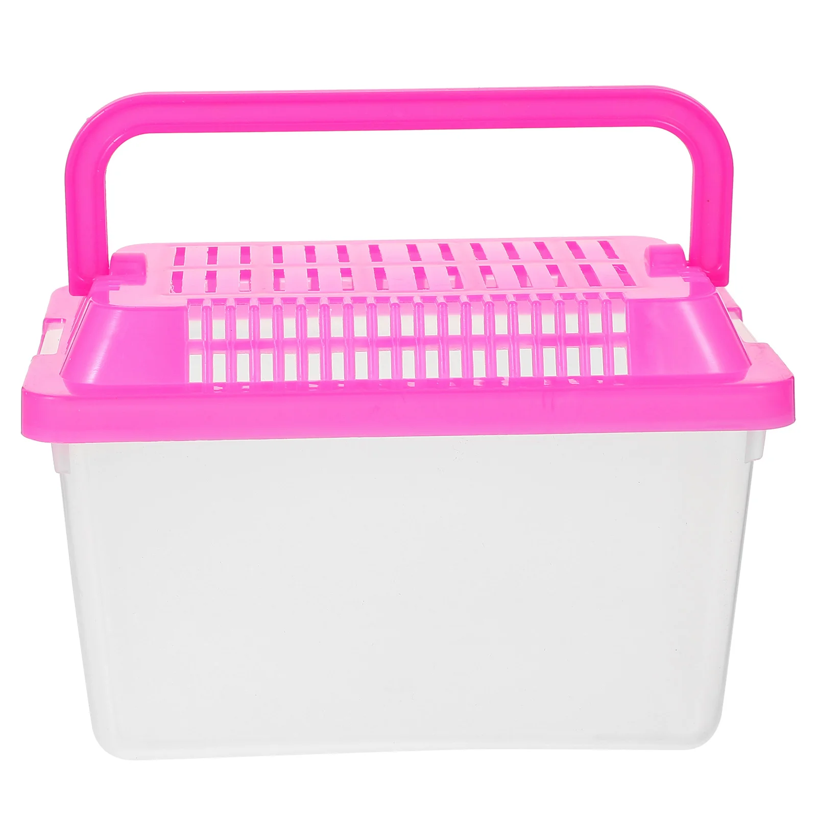 

Lightweight Turtle Tank Handheld Aquarium for Pet Transport Compact Reptile Breeding Box Secure Deep Design Transparent Fish