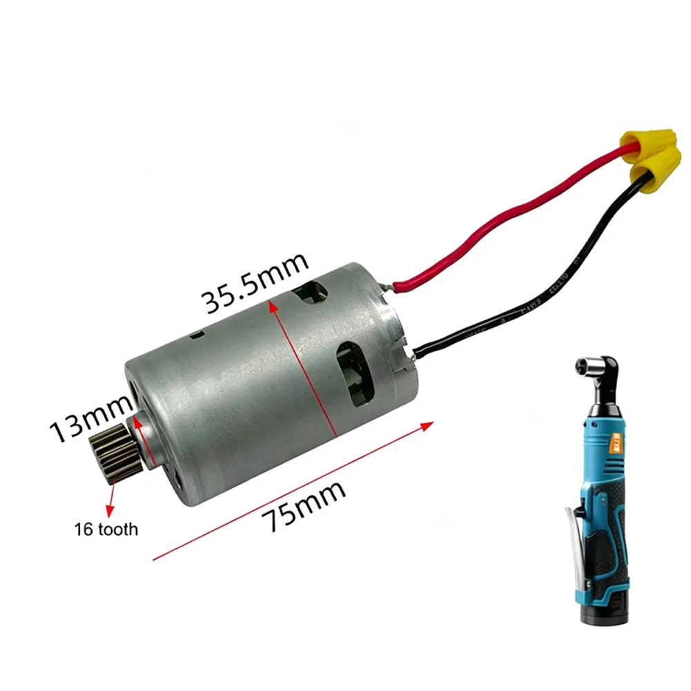 Electric Ratchet Part 16.8V Ratchet Motor For Vehicle Maintenance Metal Construction High Torque Output Compact Design