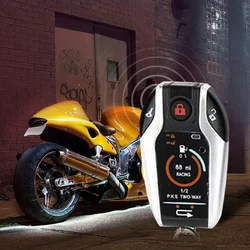 Two way Motorcycle Anti-theft Security Alarm System Scooter Burglary Vibration Alarm Remote Engine Start 5meter Auto-lock