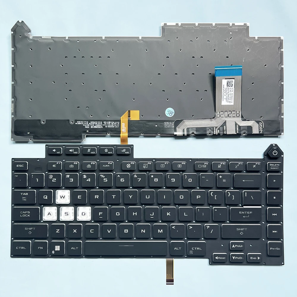 Imagem -04 - Teclado Russo e Latino da Asus Rog Strix G513 us G15 G513q G513rc G513rm G513rw G513qr G513qe qm G513im G513ic G513qecc Rgb