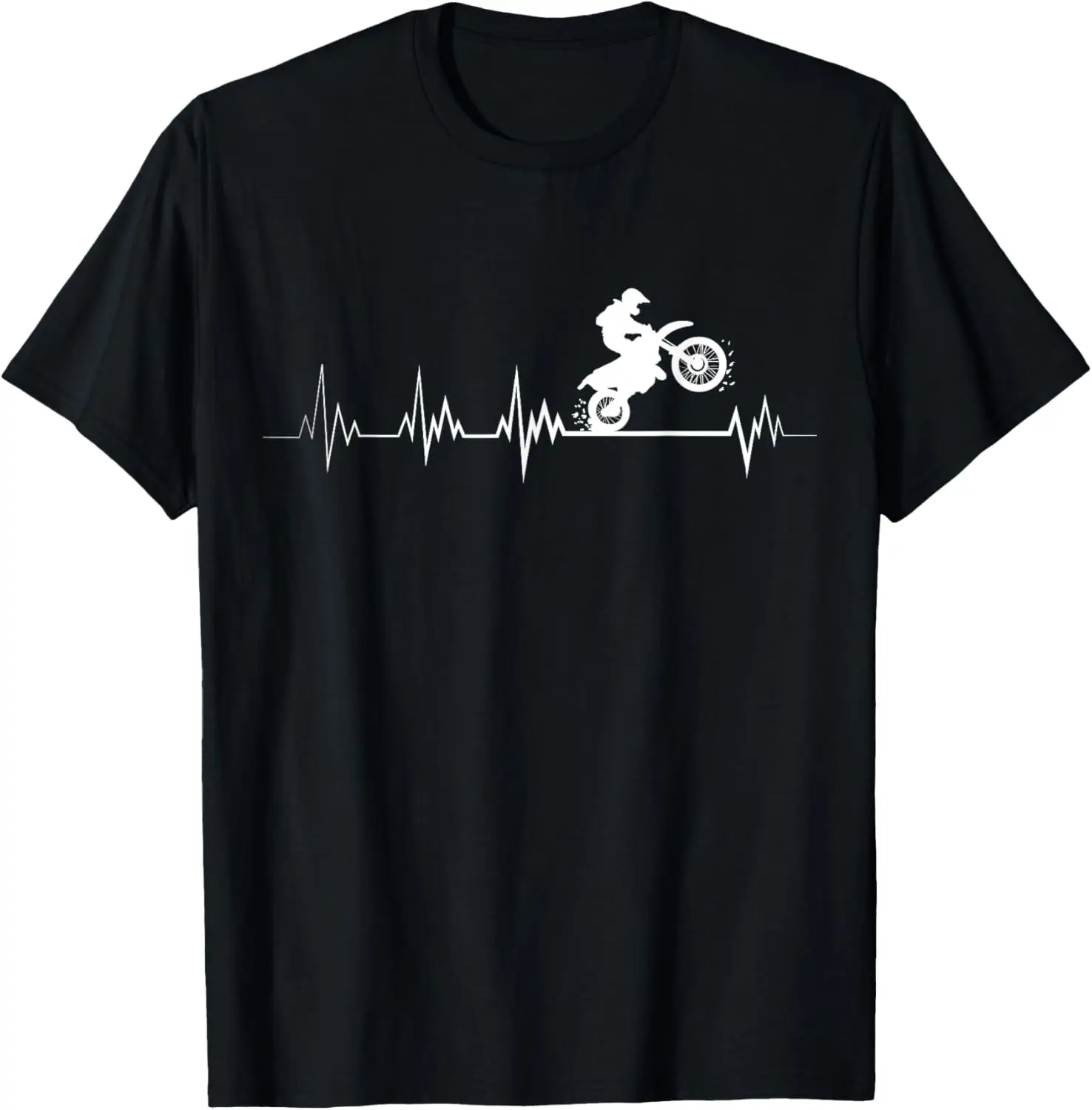 

Motorcross Motorcycle Heartbeat Dirtbike T-Shirt