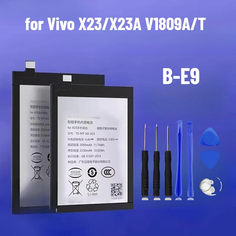 

B-E9 for Vivo X23/X23A V1809A/T Mobile Phone Batteries 3330mAh