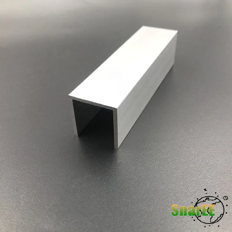 U-groove Aluminum 25x25x2mm Aluminum Alloy Groove Aluminum Building Material Industrial Trough Aluminum