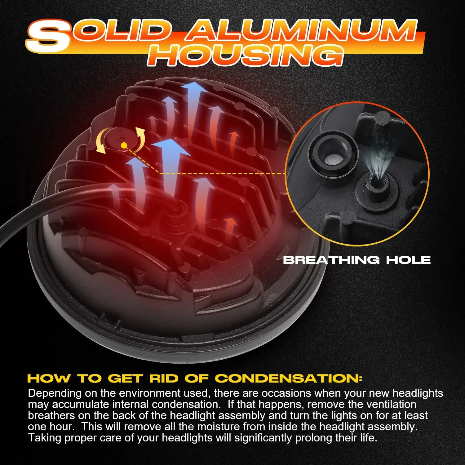 مصباح أمامي LED للإسقاط لدراجة Harley Dyna Street Bob Super Wide Glide Low Rider Super Bright DOT معتمد 80 وات 5-3/4 بوصة 5.75 بوصة مستديرة