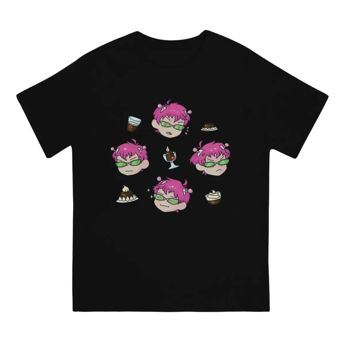 Hot selling in Summer Unisex T-shirts  The Disastrous Life of Saiki K Summer top Street Clothing S-6XL