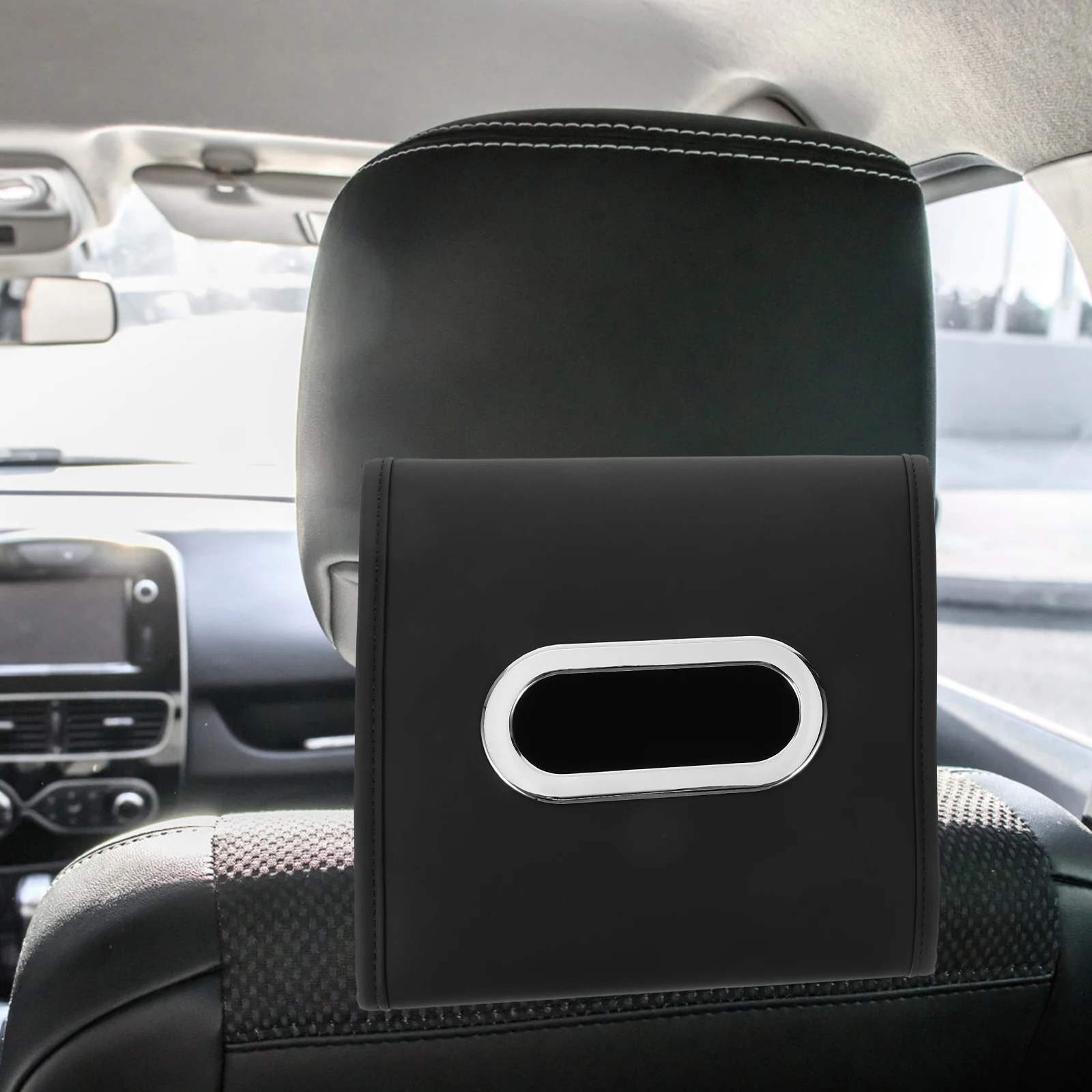 

Tissue Holder Car Armrest Tissue Holder Napkin Dispenser Back Seat Organizer Storage Solution Multifunctional Car Accessory