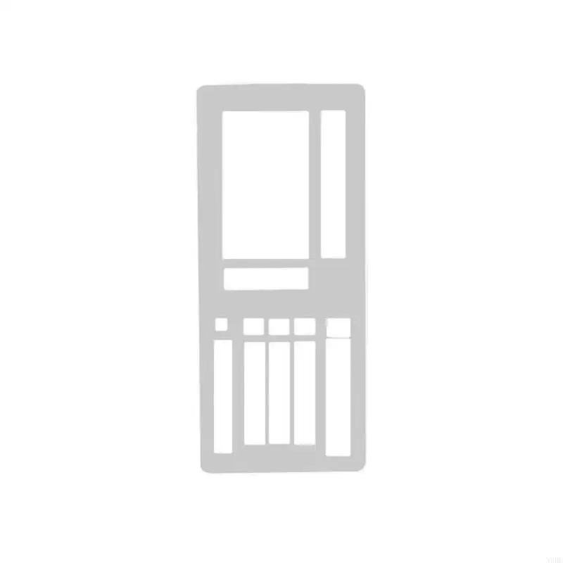 

9Pcs Adaptable Acrylic Calendar Organizers Templates Suitable for Various Platforms Goal Tracking & Efficient Planning N0HC