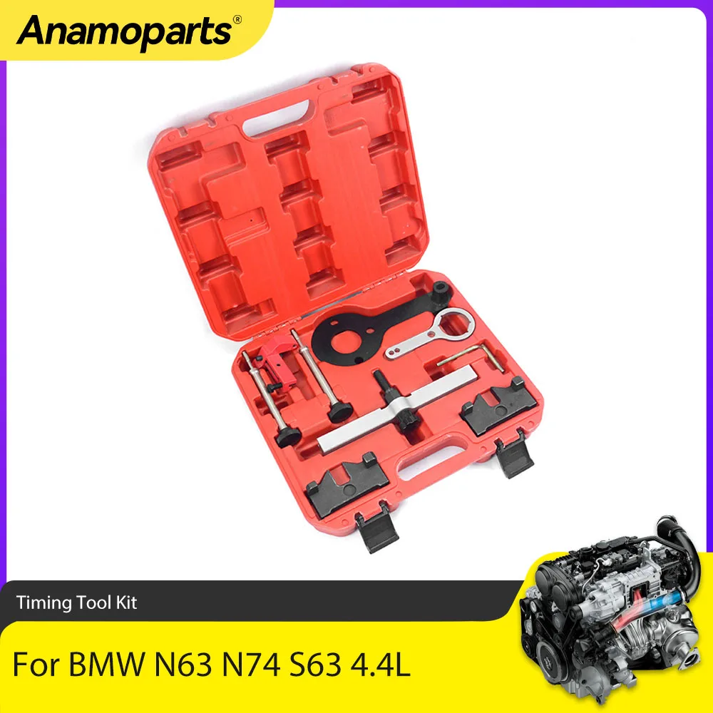 Kit d'outils de synchronisation de moteur d'arbre à cames, convient à 4.4 L, BMW N63, S63, N74, V8, X5, X6, Cape i Execute i 650i, 4.4L, 11%