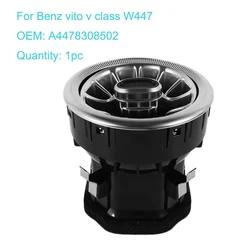 Interior Front Dashboard Air Condition AC Vent Outlet Turbo Trim For Mercedes Benz V Class EQV  Vito Viano Valente Metris W447