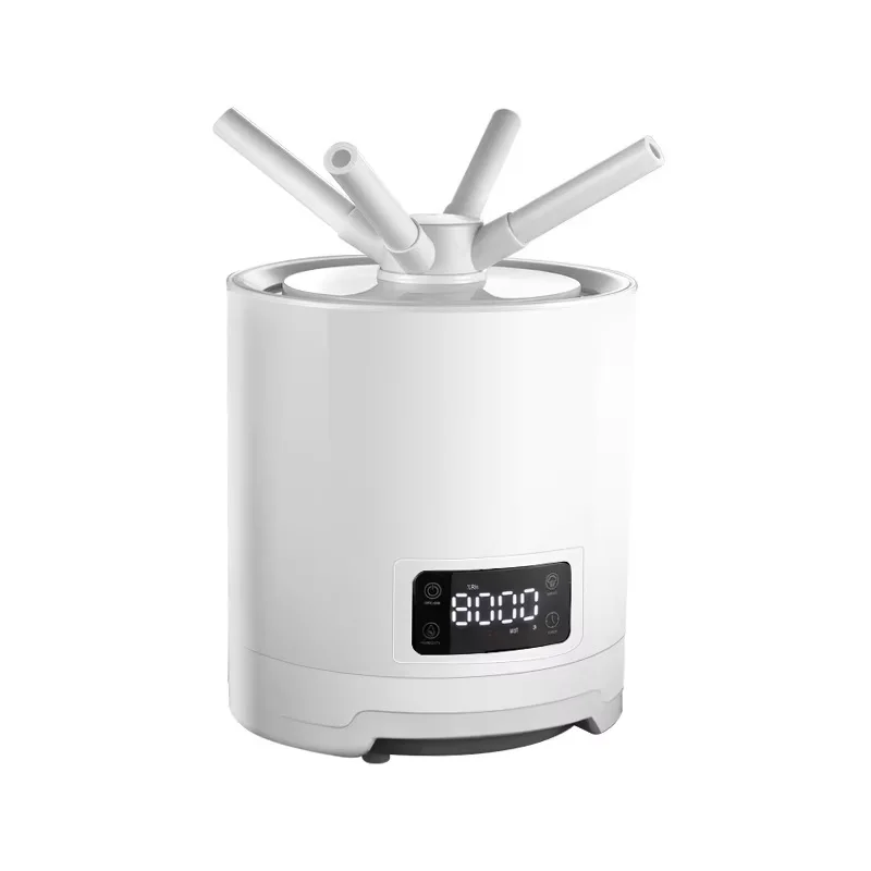 10L Humidifier for Large Rooms,2000ML/H High Mist Output,Smart Humidity Control, Auto Shut-Off, Quiet Mode - BPA-Free Household