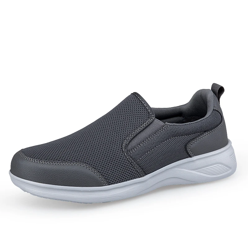 Mocassini in rete da uomo per scarpe da passeggio primavera inverno sport Outdoor Home Flats Sneakers Fitness traspiranti nere taglia 39-45