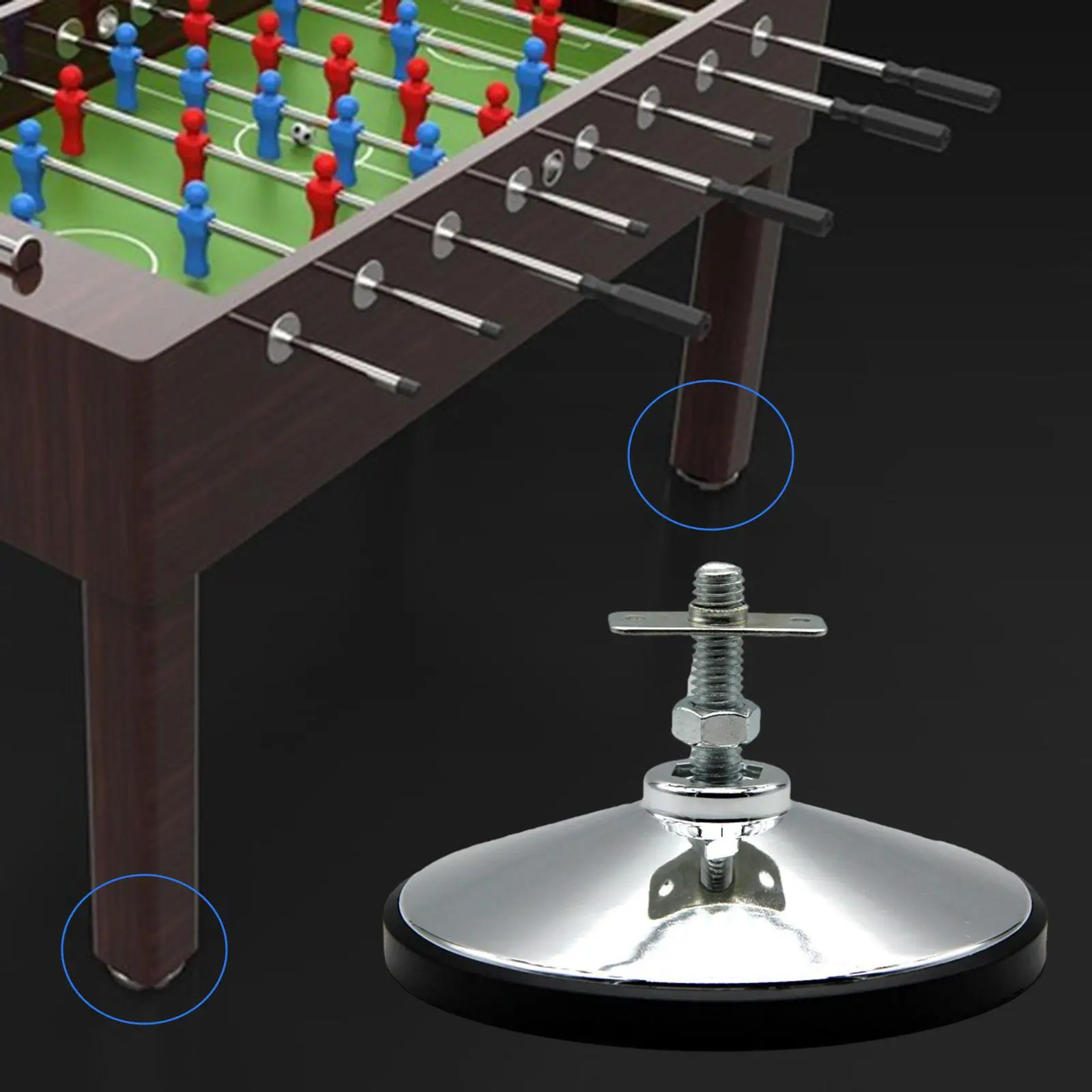 

Выравниватель ножек бильярдного стола без повреждения пола, сверхмощный, регулируемый, повышает стабильность, выравнивающие ножки для воздушного хоккея