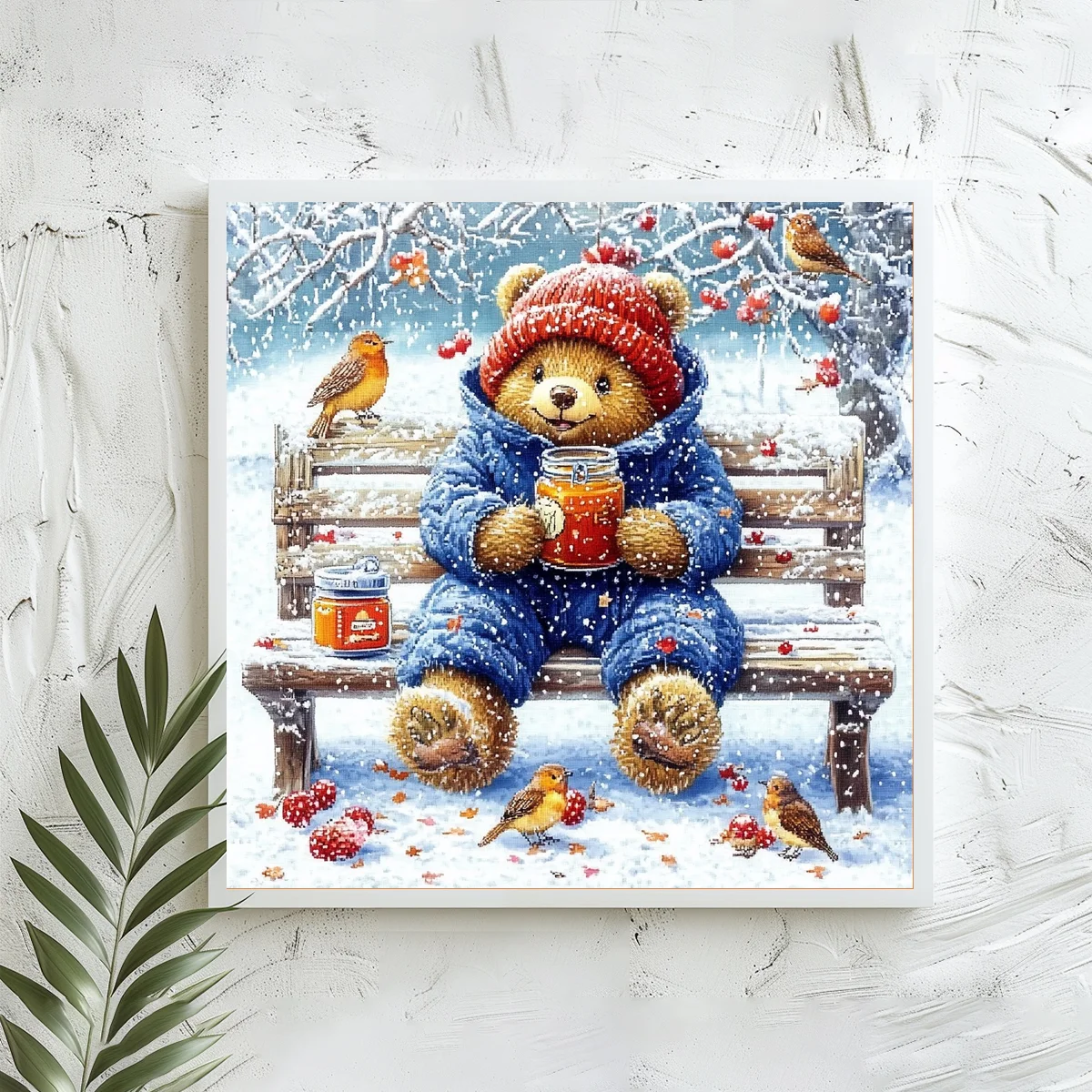 Kit de broderie au point de cr - Embroidery Artwork avis et prix