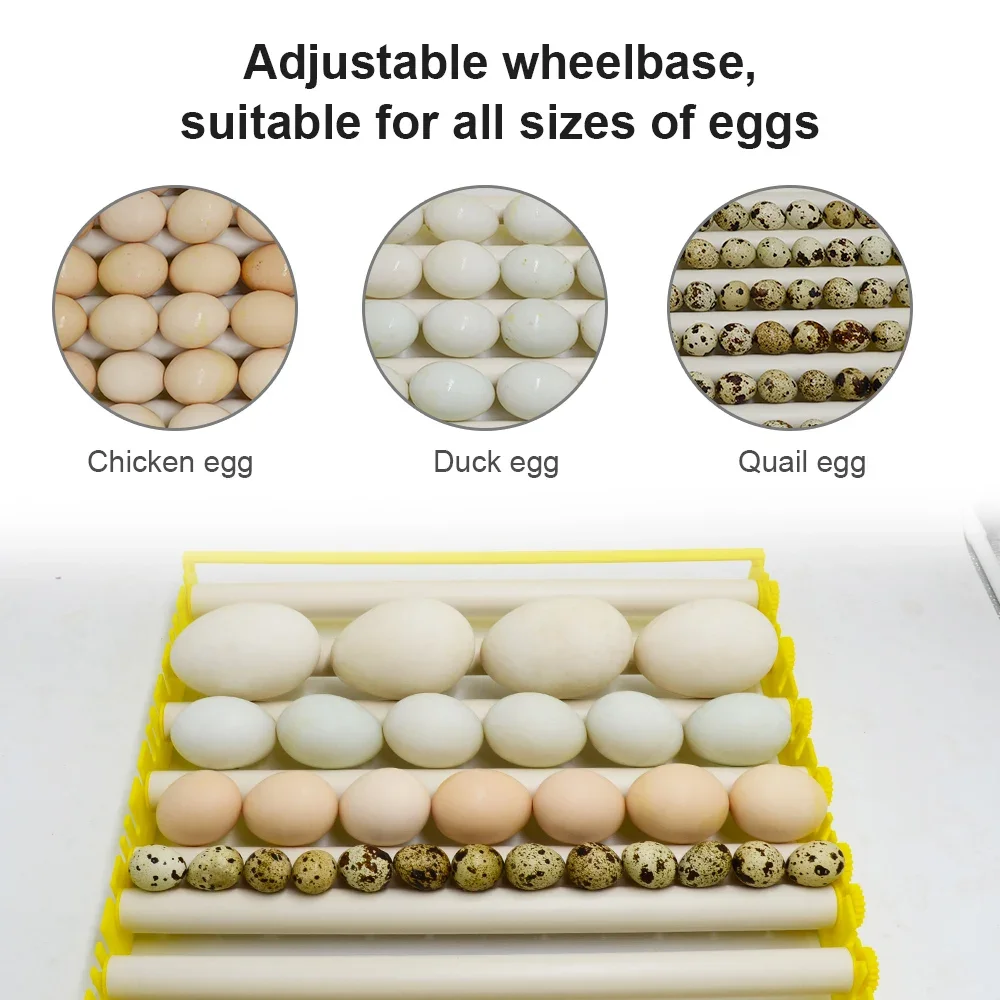 360° Automatic Rotary Egg Turner Roller Tray Eggs Incubator Accessories Roller Pattern Egg Turner Tray Incubation Accessory