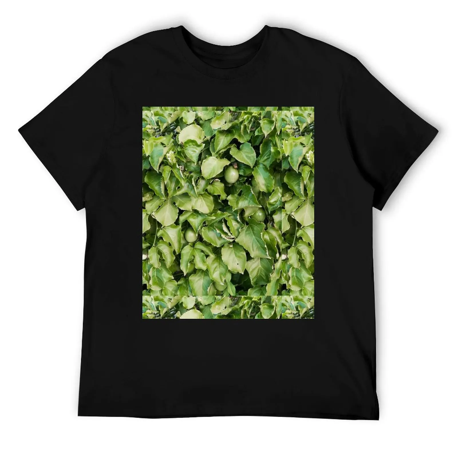 Camiseta de planta de maracuyá con fruta, camisetas de diseñador para hombre, camisetas suaves de algodón para hombre, camiseta informal para hombre