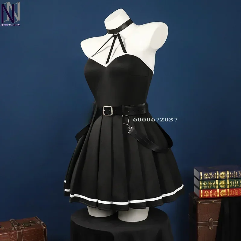 Mn1 frieren além do fim da jornada anime ubel cosplay traje feminino peruca vestido uniforme adereços adora meia festa de halloween out8/yg