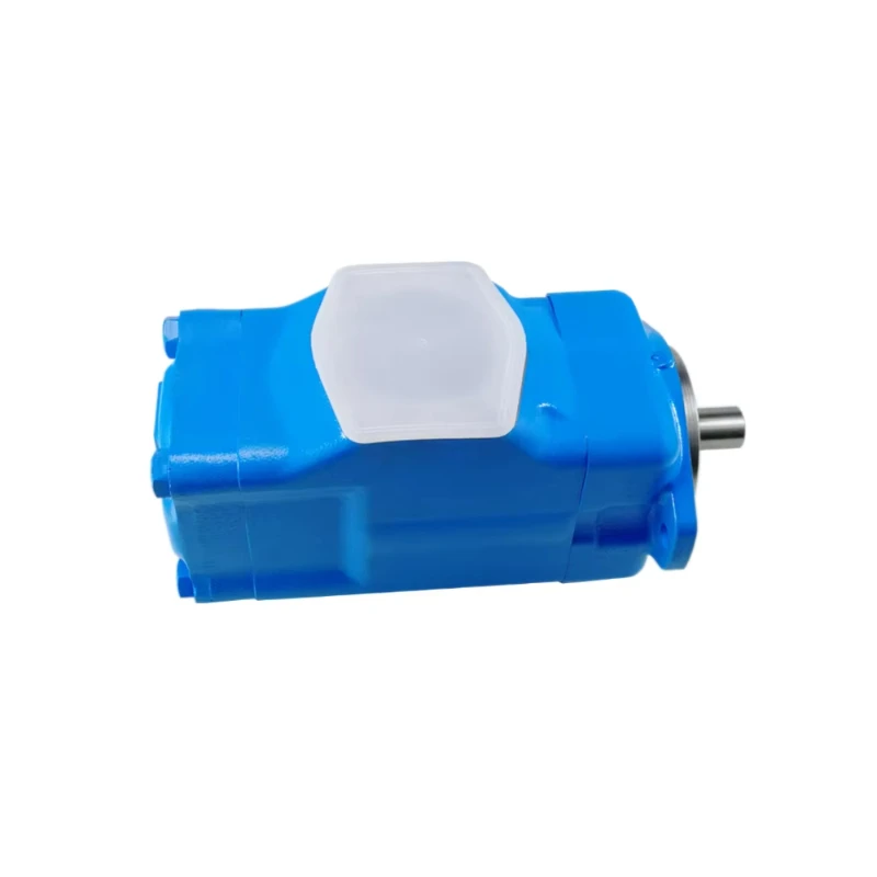 

Double vane pumps for fire engines, airport rescue vehicles, and heavy rescue vehicles