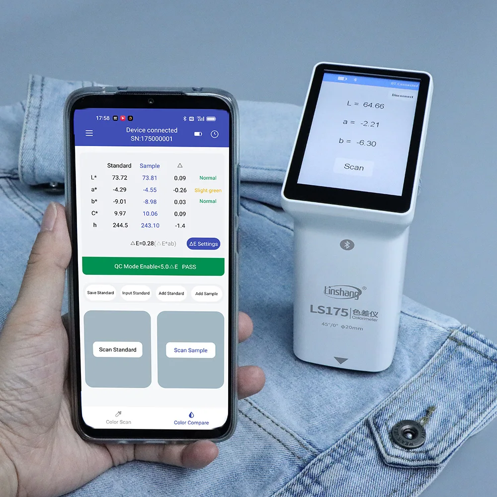 Color Difference Meter, High-precision Color Measurement Meter, Printing Spectrophotometer, Portable Color Difference Detector