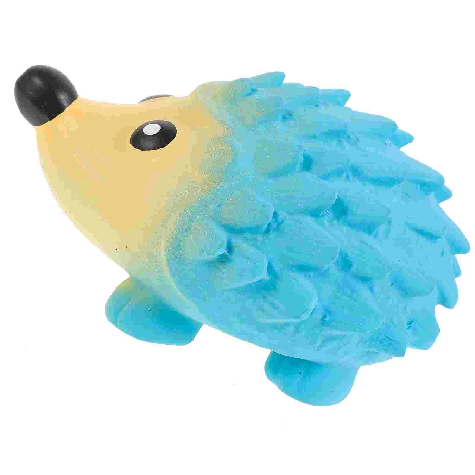 Pet Latex Toys Kids Squeaky Interactive Dog Hedgehog Animals Playthings Emulsion Child