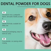 Dog Dental Powder Breath Freshener Plaque Tartar Clean Care Probiotics for Pet Intestinal Digestive Health Food Topper 5