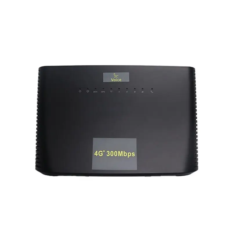 

A29F-H305 4G LTE CAT4 роутер 300 Мбит/с с гнездом для SIM-карты + голосовой телефонный порт + 4 сетевых порта RJ45 Wi-Fi роутер-точка доступа