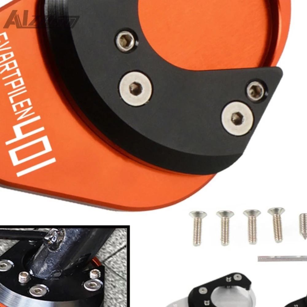 

For Husqvarna Vitpilen/Svartpilen 401 2018-2023 2022 Vitpilen401 Svartpilen401 Kickstand Foot Side Stand Extension Support Pad