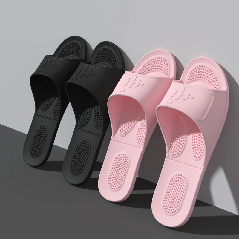 شباشب قابلة للطي خفيفة للغاية للرجال أثناء السفر والمنزل وغير قابلة للانزلاق سريعة الجفاف وبسيطة ومريحة للتدليك من الأسفل ومريحة #3