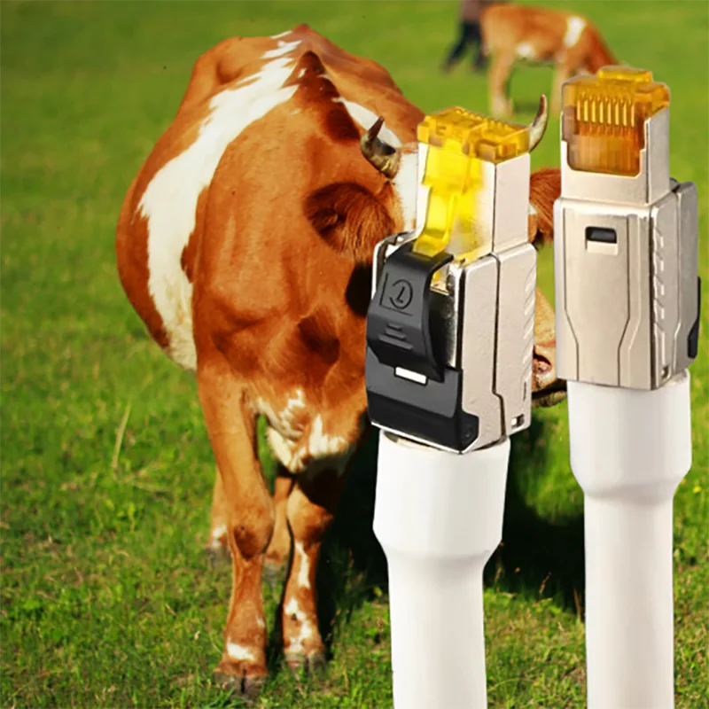 

OCC Silver CAT8 Ethernet Cable - 40Gbps 2000MHz SFTP Shielded, Gold-Plated RJ45 for Router/PS4​