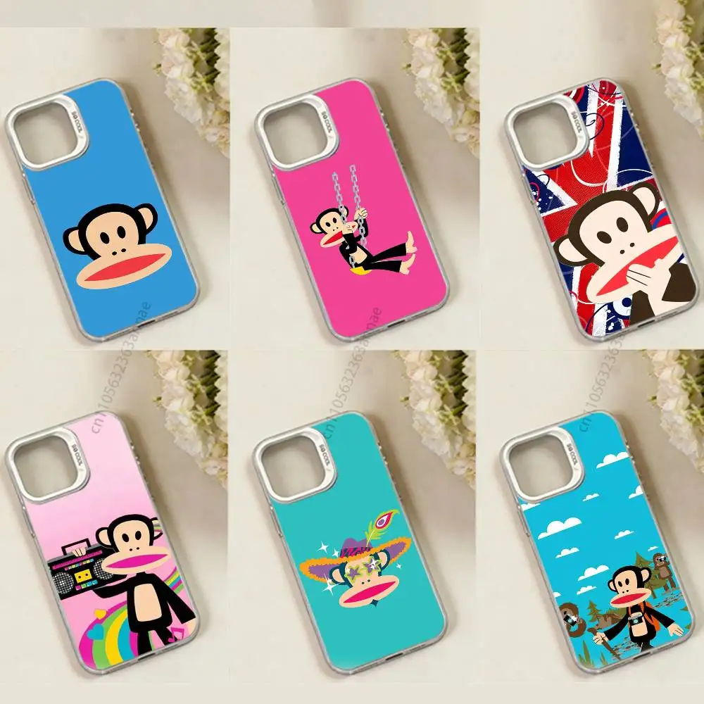 

monkey Funny P-Paul F-Frank phone Case for iPhone 17 11 12 Pro Max Plus Mini Air SE 16e 14 15 16 13 Soft Shell