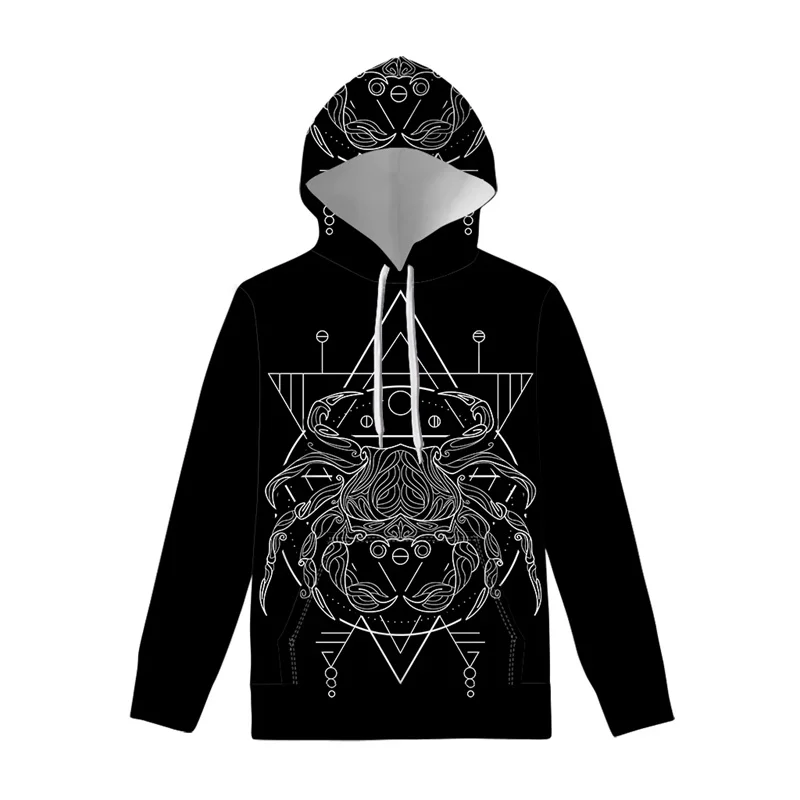 

Fashion Cancer Pattern Hoodies Trend Casual Long Sleeve 3D Printed Hoodie Mens Womens Clothing Born Between June 22 And July 22