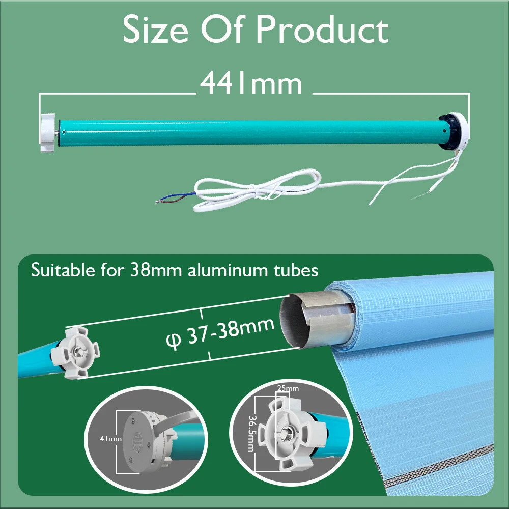 LifeLibero Tuya Zigbee Or Wifi Smart Curtains Motor Roller Blinds For Windows Automatic Shade System Remote Voice Control Alex