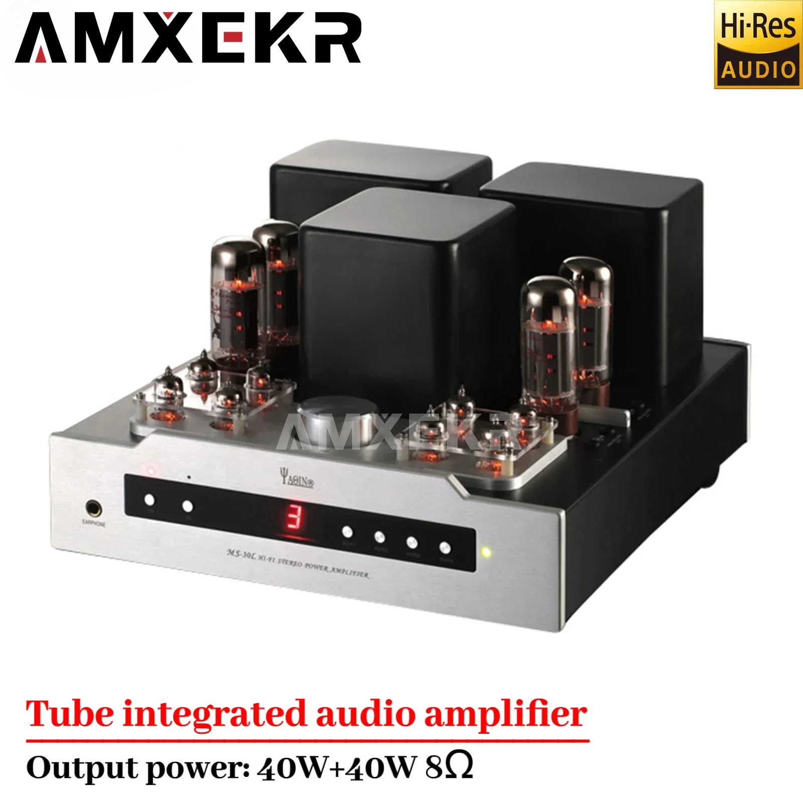 YAQIN MS-30L Bladder Machine EL34 Vacuum Tube Amplifier Fever HiFi High Fidelity Power Amplifier Home Audio Factory Direct Sales