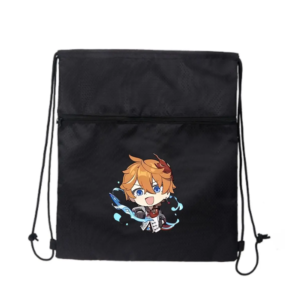 

Рюкзак Chibi Genshin Impact с характерным дизайном на шнурке, спортивный рюкзак большой вместимости