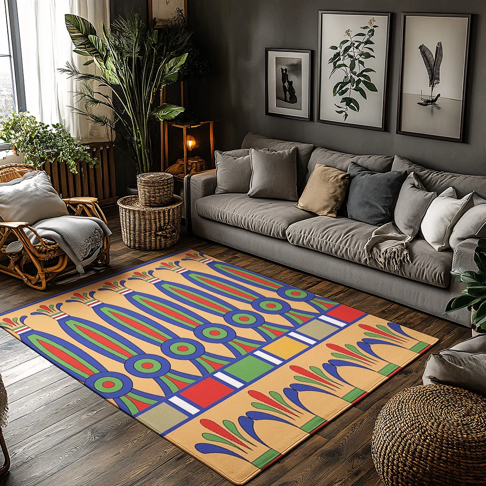 

Винтажный персидский коврик, богемный напольный коврик, турецкий ковер, нескользящий домашний декор, дорожка для гостиной, прочное напольное покрытие M