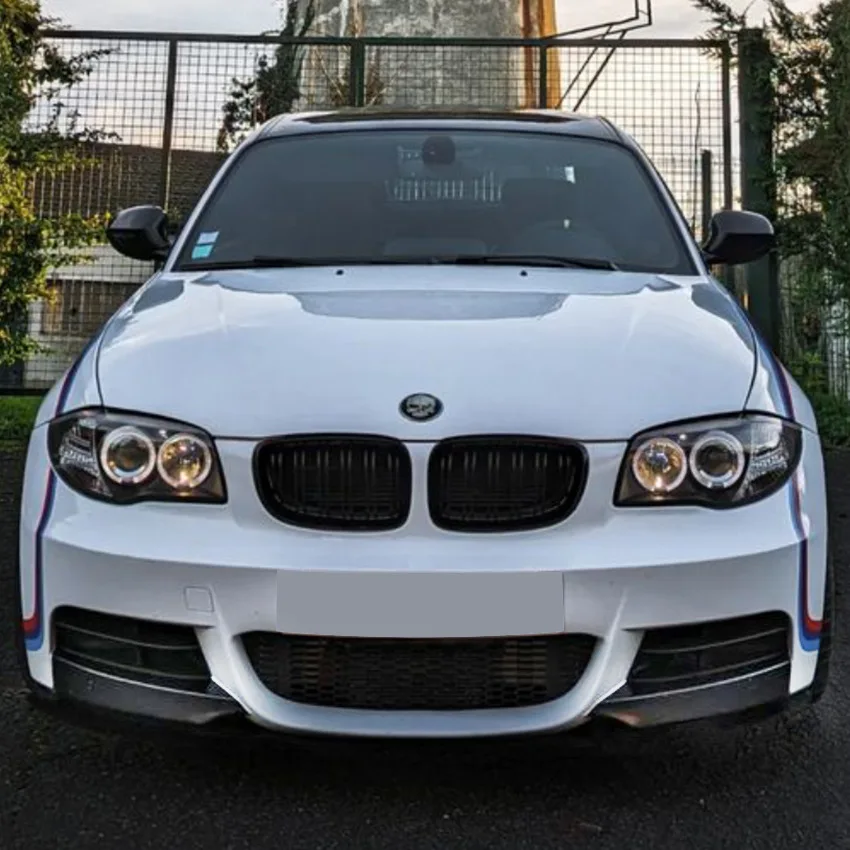 

Подходит для BMW 1 серии E82 E88 2008-2013 M-Tech, передняя губа, передний угол, внешняя наклейка автомобиля, модификация