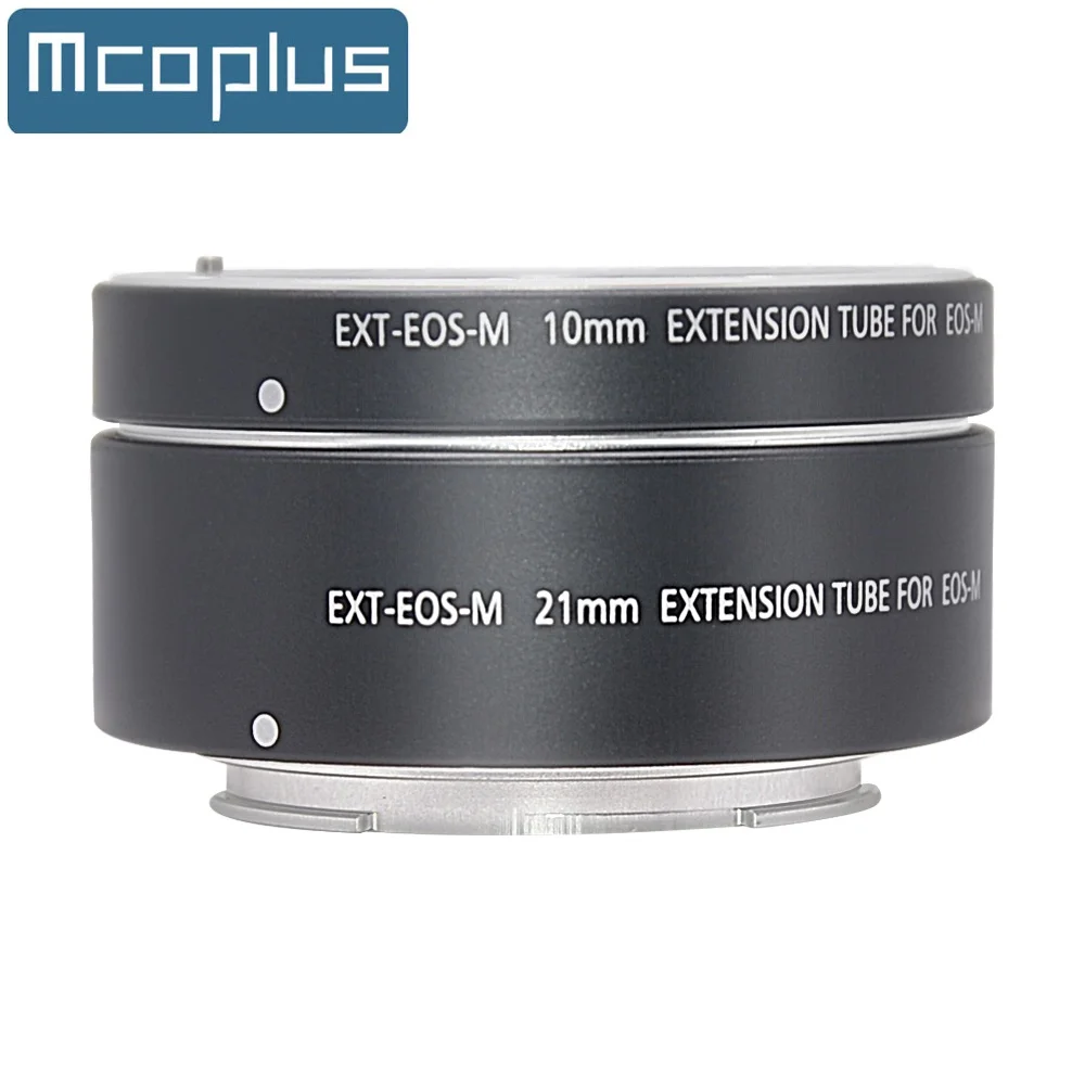 Mcoplus Auto Focus Macro Extension Tube Ring Set 10mm 21mm for Canon EF-M EOS M M2 M3 M5 M6 M10 M50 M100 M200 M6II M50II