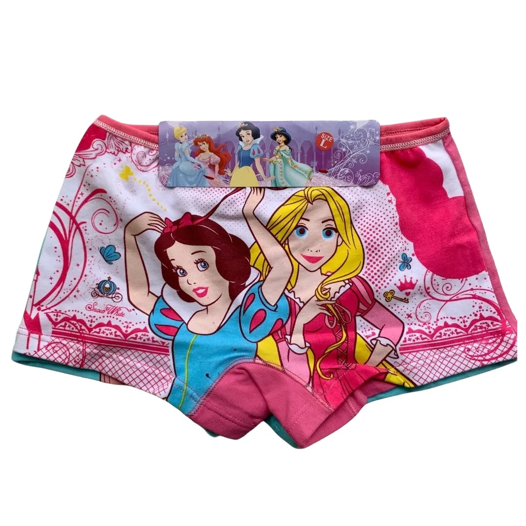 HOT TOYS Girl Cartoon Prints Boxers Fine Cotton Panties Bright Color Frozen Sofia Design Underwear Size S-XL For Kids 110-150