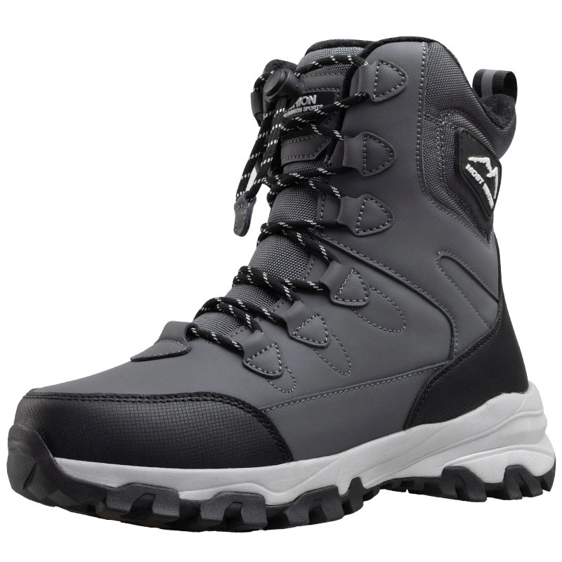 Same Style Snow Boots For Men And Women Waterproof Non-Slip Warm And Cold-Proof Boots Plus Velvet Thickened Cotton Shoes - Image 5