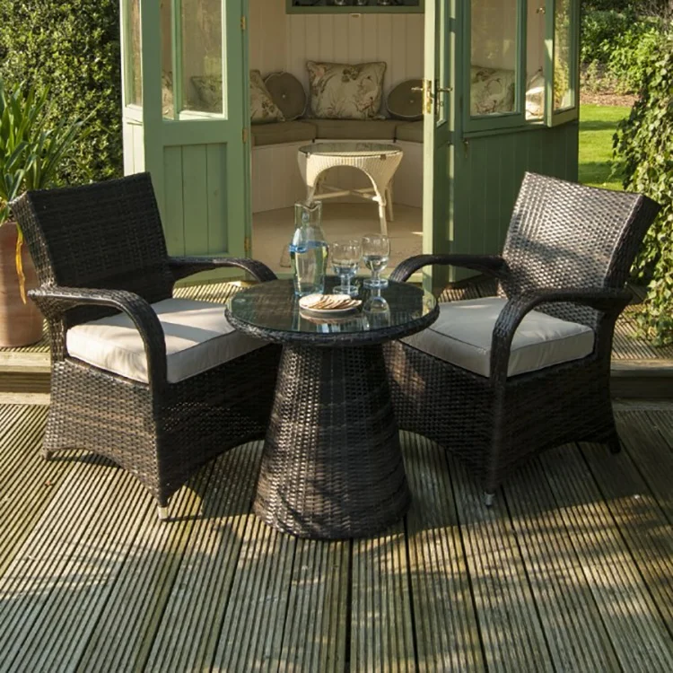 

Hot sale outdoor furniture rattan garden patio coffee table and chair set