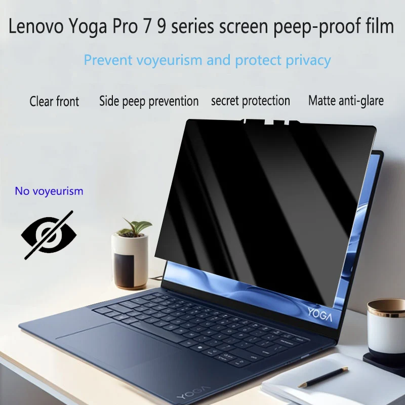 

Защитная пленка для ноутбука Lenovo Yoga Pro 7 9 14 16IAH10 конфиденциальная пленка для экрана AKP10 с защитой от подглядывания, антишпионская защитная пленка для экрана ASP10