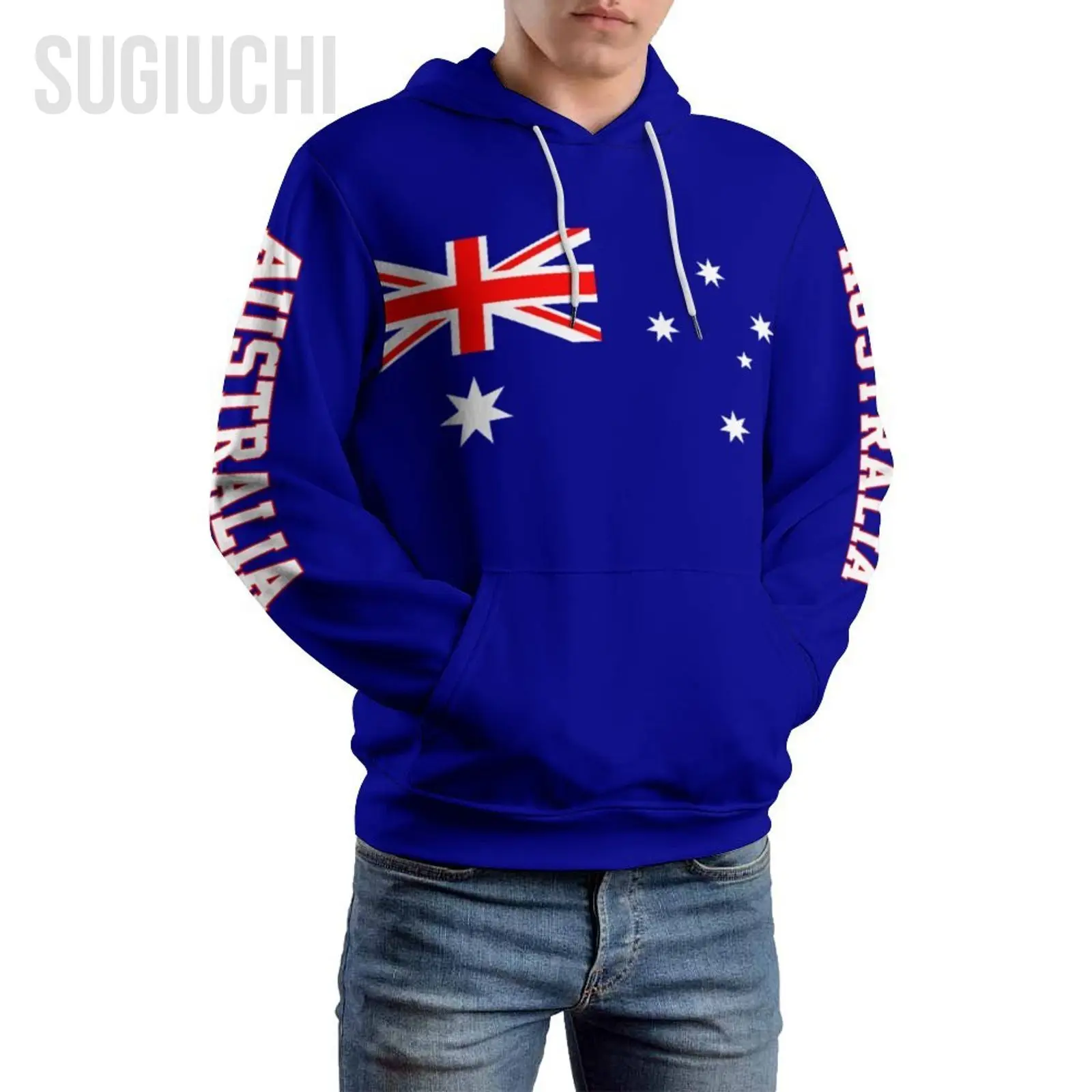 

Unisex 3D Hoodie Australia Flag Men Women Polyester Harajuku Sweatshirt Pullover Hoodies Casual Cool