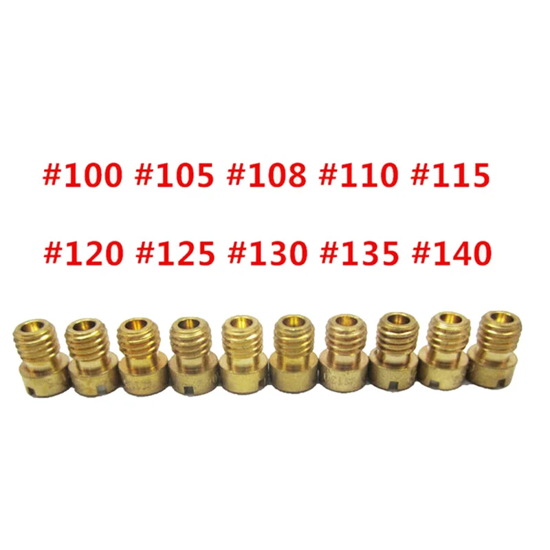 

200Pcs Carburetor Main Jet Kit & 200Pcs Slow/Pilot Jet For PWK Keihin OKO CVK PWM NSR KSR PWM Motorcycle Carburetor