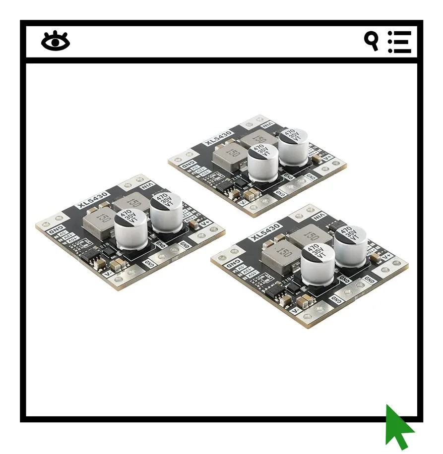 

XL5430- ± 5/12/15V positive to negative dual voltage power module with positive and negative voltage ripple TPS5430