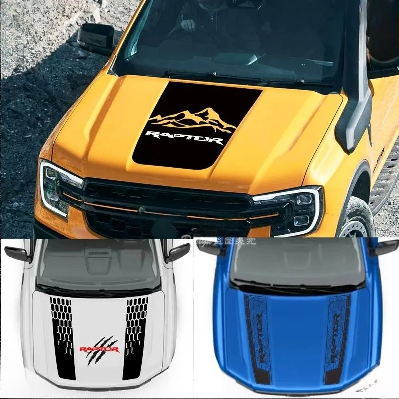 

Car Vinyl sticker FOR Ford Ranger engine hood decoration fashionable sports Decal
