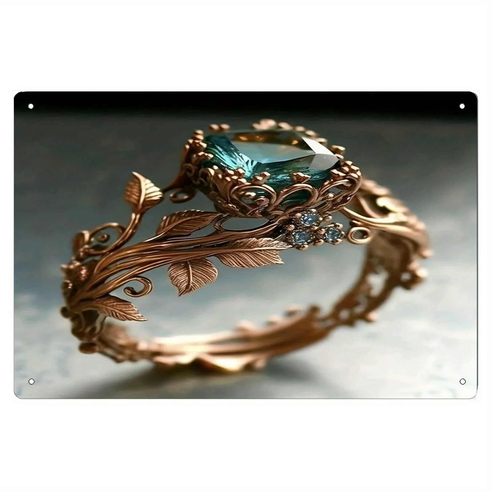 Versátil arte de pared de metal de 20x30 cm: fácil instalación, perfecto para sala de estar, dormitorio, decoración de oficina y espacios al aire libre