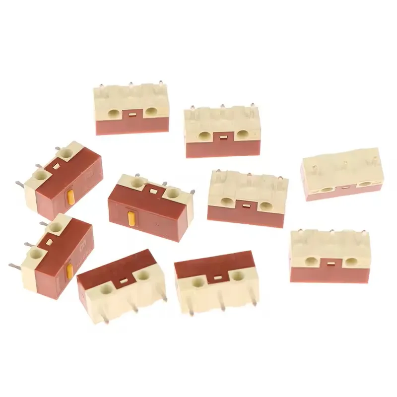 Image of Neues Produkt HUANO Silent Micro Switch Weiß 10 Millionen Gelb 20 Millionen Klicken Sie auf Lebenslange Computermaus Mute Micro Switche